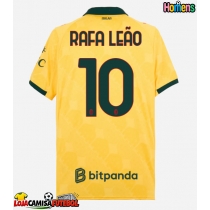Camisa de Futebol AC Milan Rafael Leao #10 Equipamento Alternativo 2025-26 Manga Curta